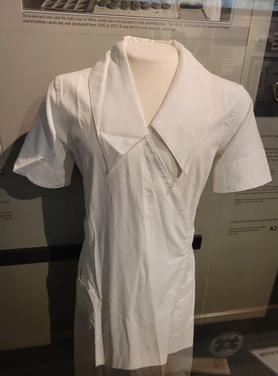 White short sleeved wrap dress
